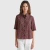 Short sleeve patterned shirt