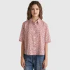Short sleeve patterned shirt