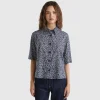 Short sleeve patterned shirt