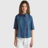 Short sleeve patterned shirt