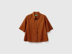 Short sleeve patterned shirt