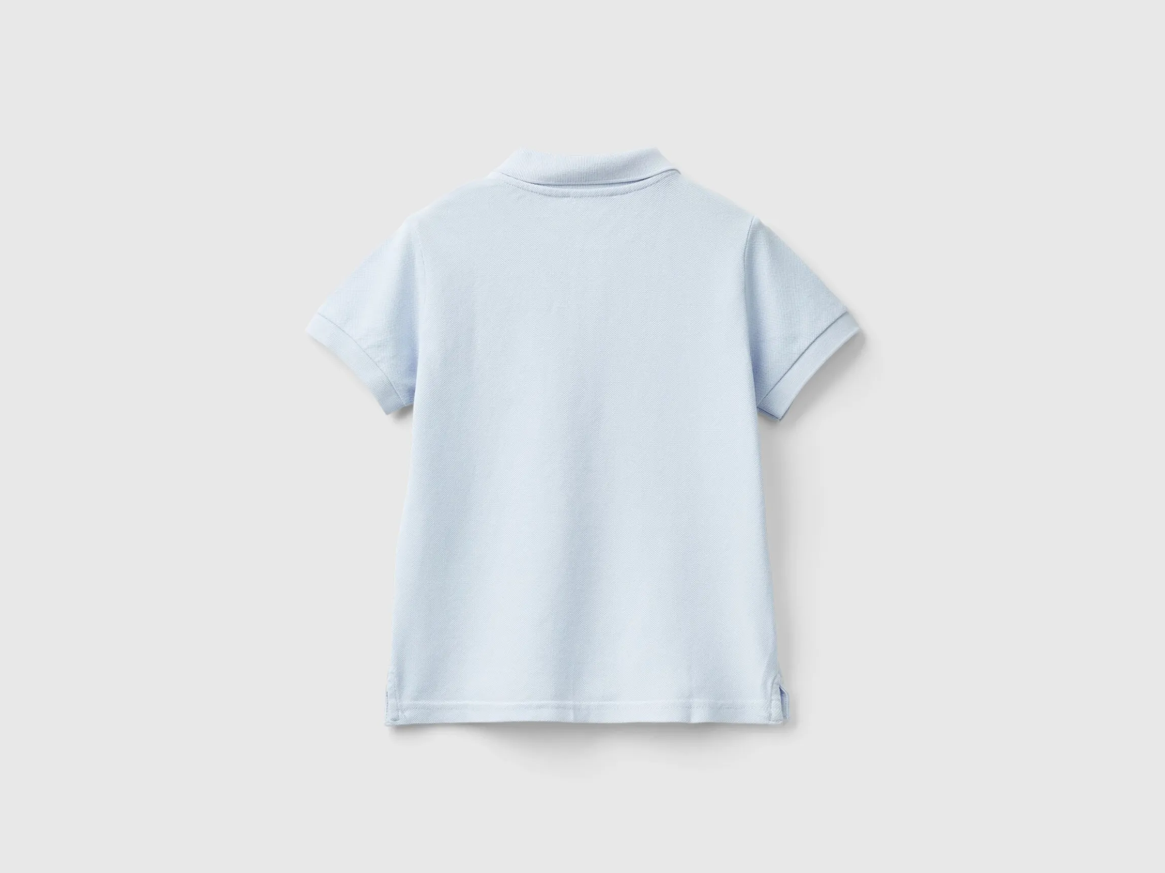 Short sleeve polo in organic cotton