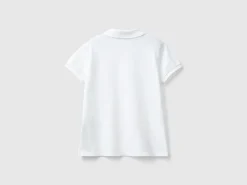 Short sleeve polo in organic cotton