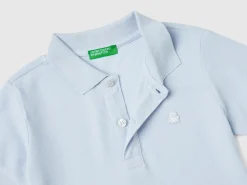 Short sleeve polo in organic cotton