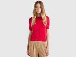 Short sleeve sweater