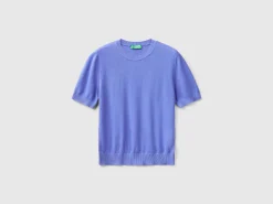 Short sleeve sweater