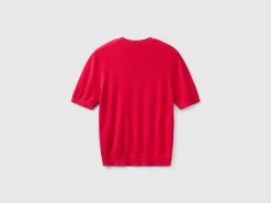 Short sleeve sweater