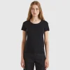 Short sleeve sweater in 100% cotton