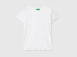 Short sleeve sweater in 100% cotton