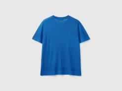 Short sleeve sweater in silk blend
