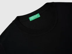 Short sleeve sweater in silk blend