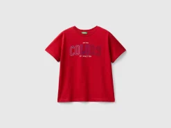 Short sleeve t-shirt in 100% organic cotton