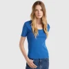 Short sleeve t-shirt in long fiber cotton