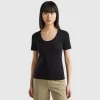 Short sleeve t-shirt in long fiber cotton