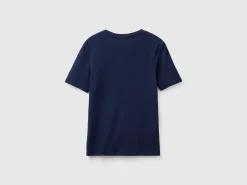 Short sleeve t-shirt in long fiber cotton