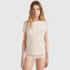 Short sleeve t-shirt in super stretch organic cotton
