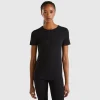 Short sleeve t-shirt in super stretch organic cotton