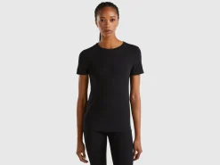 Short sleeve t-shirt in super stretch organic cotton