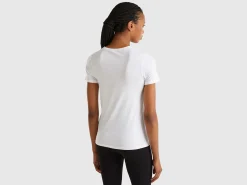 Short sleeve t-shirt in super stretch organic cotton