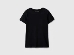 Short sleeve t-shirt in super stretch organic cotton
