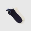 Short socks with bow