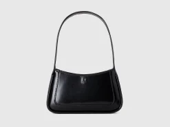 Shoulder bag in imitation leather