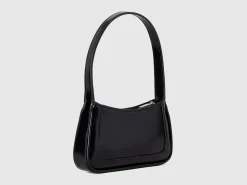 Shoulder bag in imitation leather