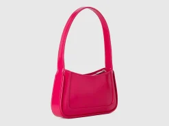 Shoulder bag in imitation leather