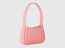 Shoulder bag in imitation leather