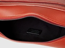 Shoulder bag in imitation leather