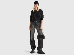 Shoulder bag in imitation leather
