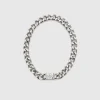 Silver chain necklace