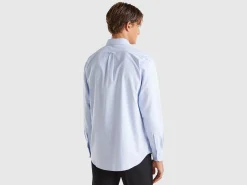 Slim fit button-down shirt