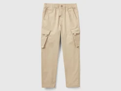 Slim fit cargo trousers