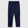 Slim fit cargo trousers
