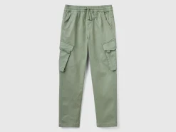 Slim fit cargo trousers