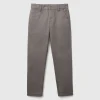 Slim fit chinos in stretch cotton
