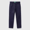 Slim fit chinos in stretch cotton