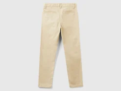 Slim fit chinos in stretch cotton