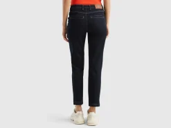 Slim fit denim chinos