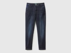 Slim fit denim chinos