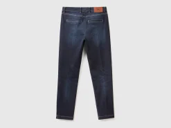 Slim fit denim chinos