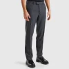 Slim fit flannel trousers