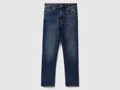 Slim fit high-waisted jeans