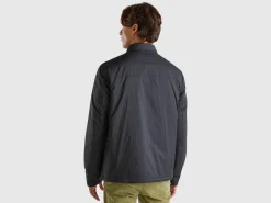 Slim fit nylon jacket