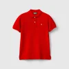 Slim fit polo in 100% organic cotton