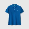Slim fit polo in 100% organic cotton