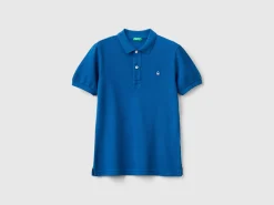 Slim fit polo in 100% organic cotton