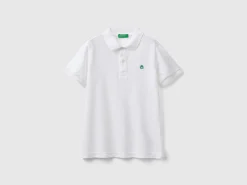 Slim fit polo in 100% organic cotton