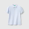 Slim fit polo in 100% organic cotton
